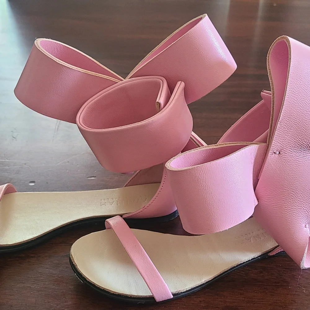 Aminah Kids Bow Sandal - Pink